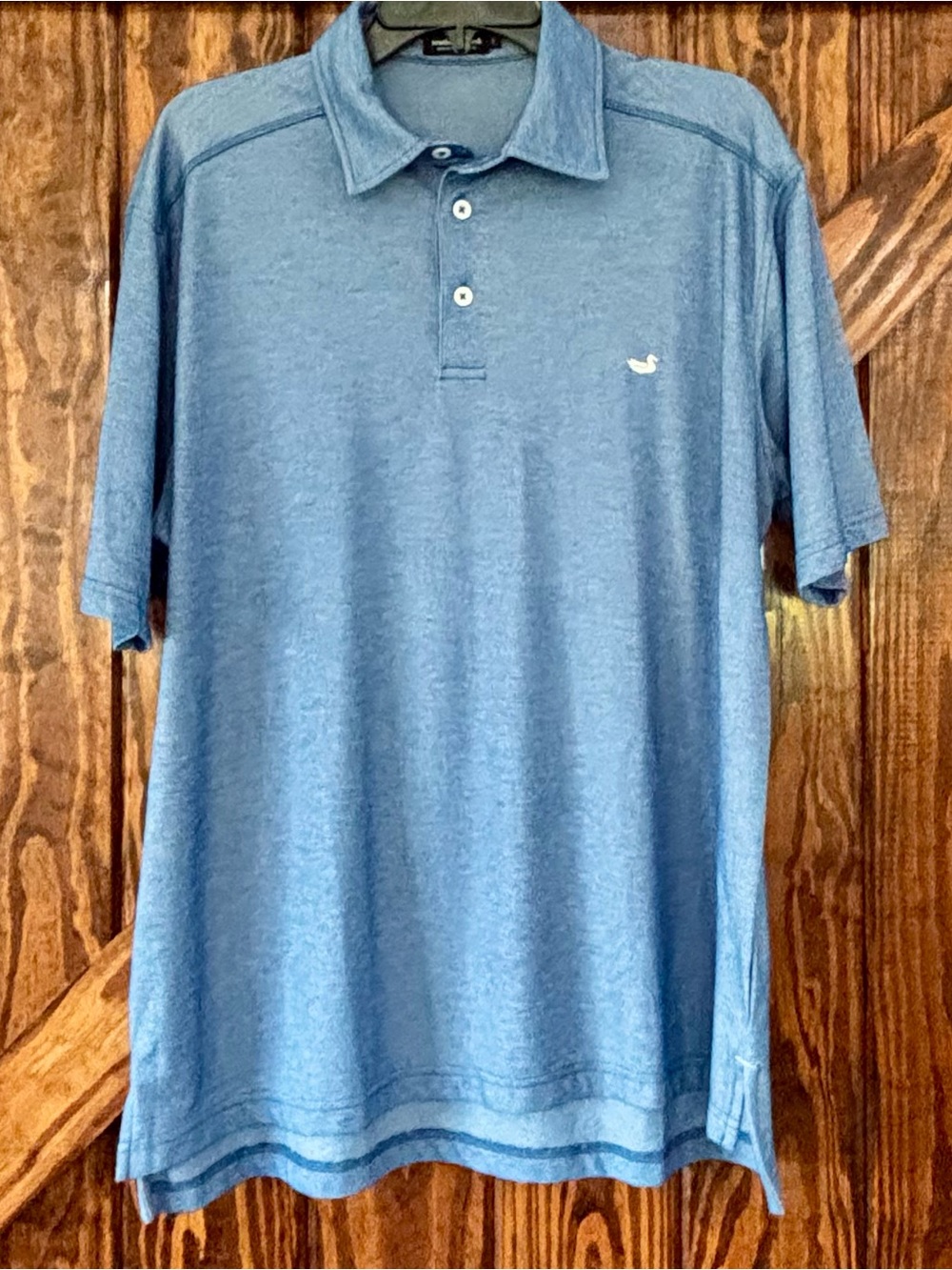 Southern Marsh Men's Heathered Blue Polo